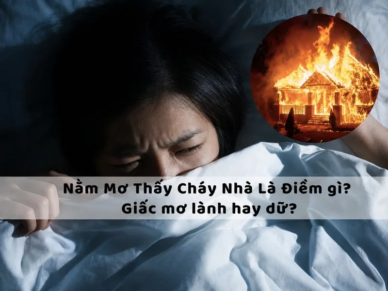 Mơ thấy cháy nhà có thể phản ánh áp lực, xung đột, nỗi sợ mất kiểm soát hoặc nhu cầu thay đổi.