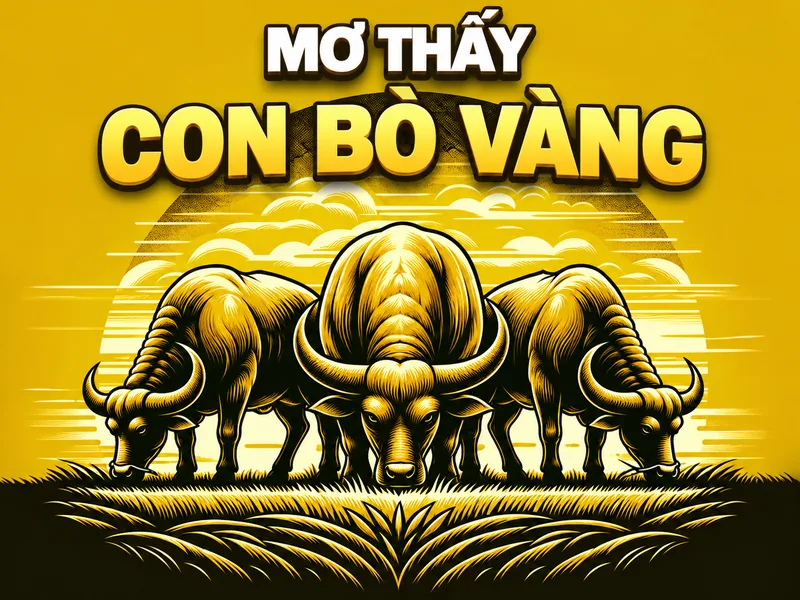 Hình ảnh bò vàng trong giấc mơ thường gắn với sự sung túc, sức mạnh và thành quả sau quá trình cố gắng