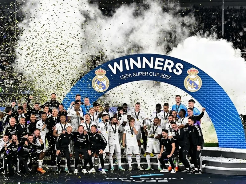 Real Madrid hiện là đội bóng thành công nhất lịch sử UEFA Super Cup
