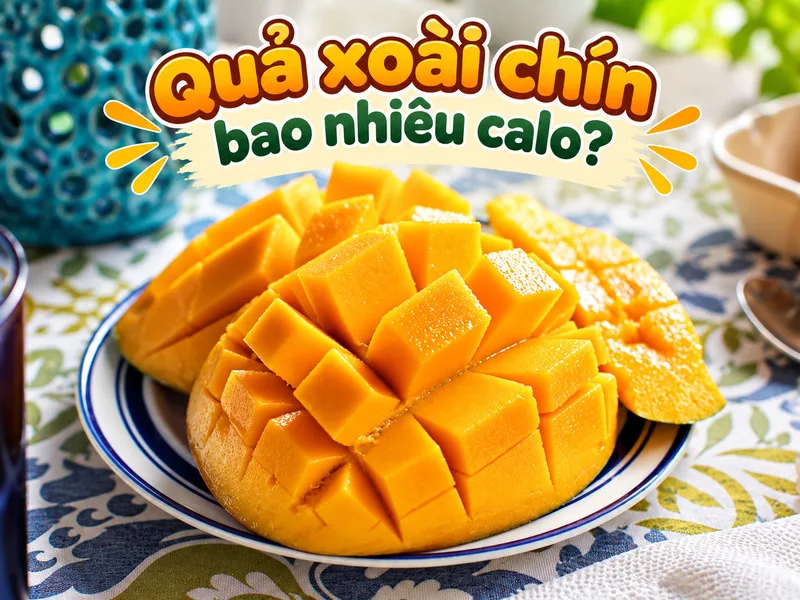 1 quả xoài chín bao nhiêu calo theo từng khẩu phần thực tế